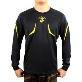 해병대 라운드 긴팔 티셔츠 (블랙)
