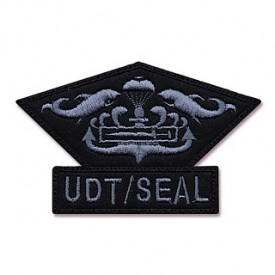 아이언 로미오 UDT SEAL 흉장 패치 (블랙)