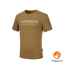 하이퍼옵스 PANO-Logo T-shirts / Polygiene / TAN