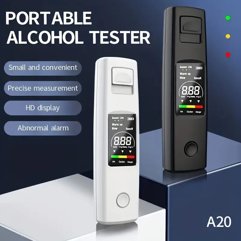 휴대용 음주 측정기 테스터 알코올측정기 고정밀 가정용 메모리기 USB 충전