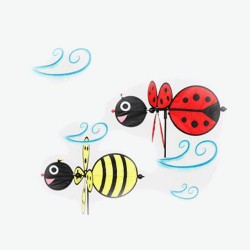 (노마드) 꿀벌 무당벌레 바람개비