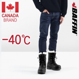 (배핀 신발)  캐나다 블랙 남성 방한화 방한신발