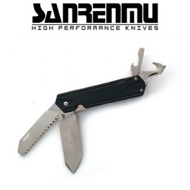 SANRENMU 7117LUX MultiFunction Folding Knife 7 Series [블랙] 