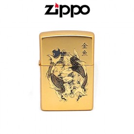 ZIPPO 250-18 GOLD FISH GD 