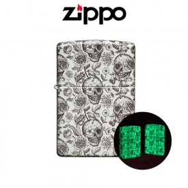 ZIPPO 49458 Skeleton Design Glow 
