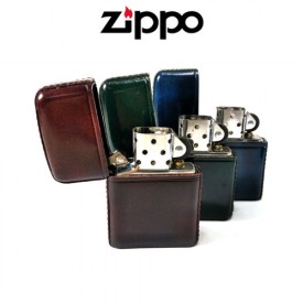 ZIPPO 3 COLOR LEATHER LIGHTER