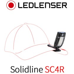 LED LENSER SC4R 초경량 충전용 캡라이트 200루멘 