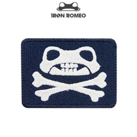 [IRON ROMEO] Skull Frog Patch (Black) - 020 스컬 프로그 패치 (블랙) 