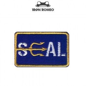 [IRON ROMEO] Seal Typo Patch (Navy) - 014 Seal Typo 패치 (네이비) 