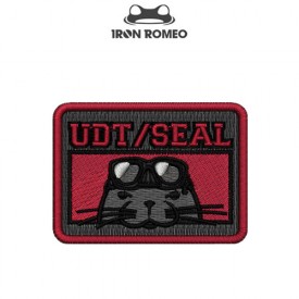 [IRON ROMEO] UDT/Seal Cartoon Patch (Red) - 018 UDT/Seal 카툰 패치 (레드) 