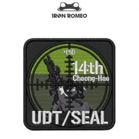 [IRON ROMEO] Chung-Hae UDT/SEAL 14th Patch (OD) - 006 청해부대 14진 패치 (올리브) 
