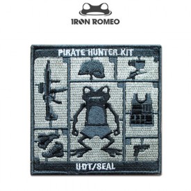 [Iron Romeo] Pirate hunter Kit Patch (Grey) - 003 아이언 로미오 파이러트 헌터 킷 패치 (그레이) 