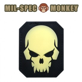 [Mil-Spec Monkey] Pirateskull Large PVC (Green-Glow) - M0186 