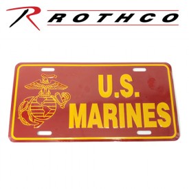 ROTHCO 1370 US Marines License Plate 