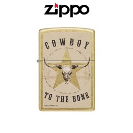 
									ZIPPO 48937 BUCK WEAR COWBOY TO THE BONE																	